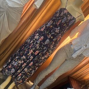 Floral Spaghetti Strap Maxi Dress